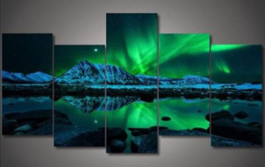 Modern Sofa Wall Art - Hotel Decoration (Five Panels)