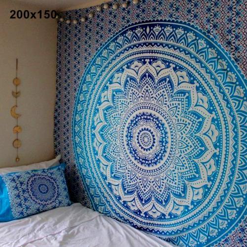 Bohemian Mandala Wall Tapestry And Yoga Mat Decor